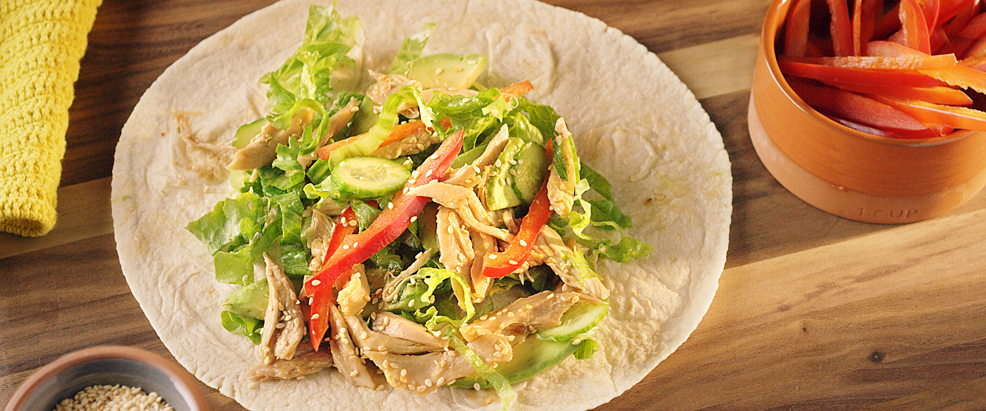 Quick and Easy Teriyaki Chicken Wraps Dempster's
